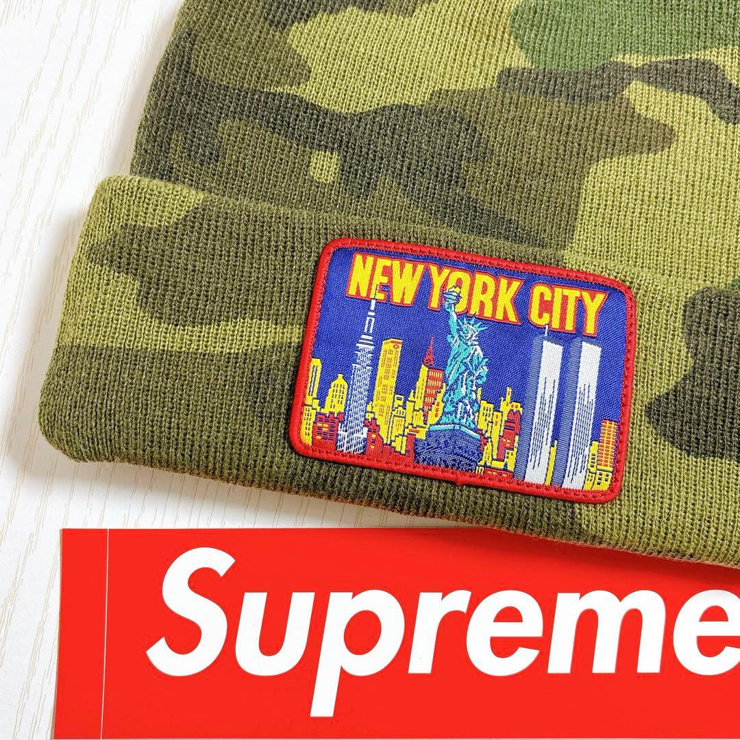 Supreme シュプリーム ニット帽　ビーニー　カモフラージュ　迷彩