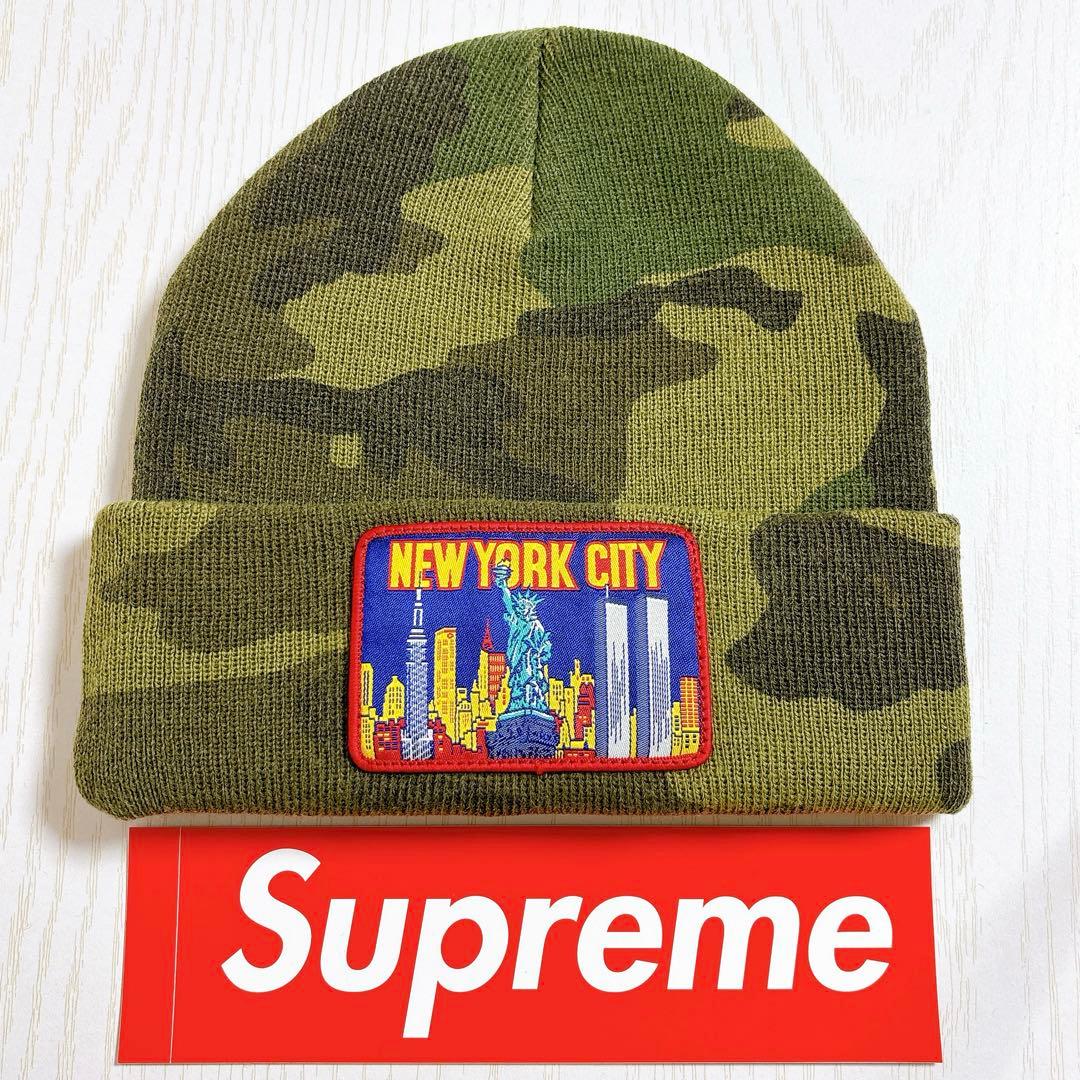 Supreme シュプリーム ニット帽　ビーニー　カモフラージュ　迷彩