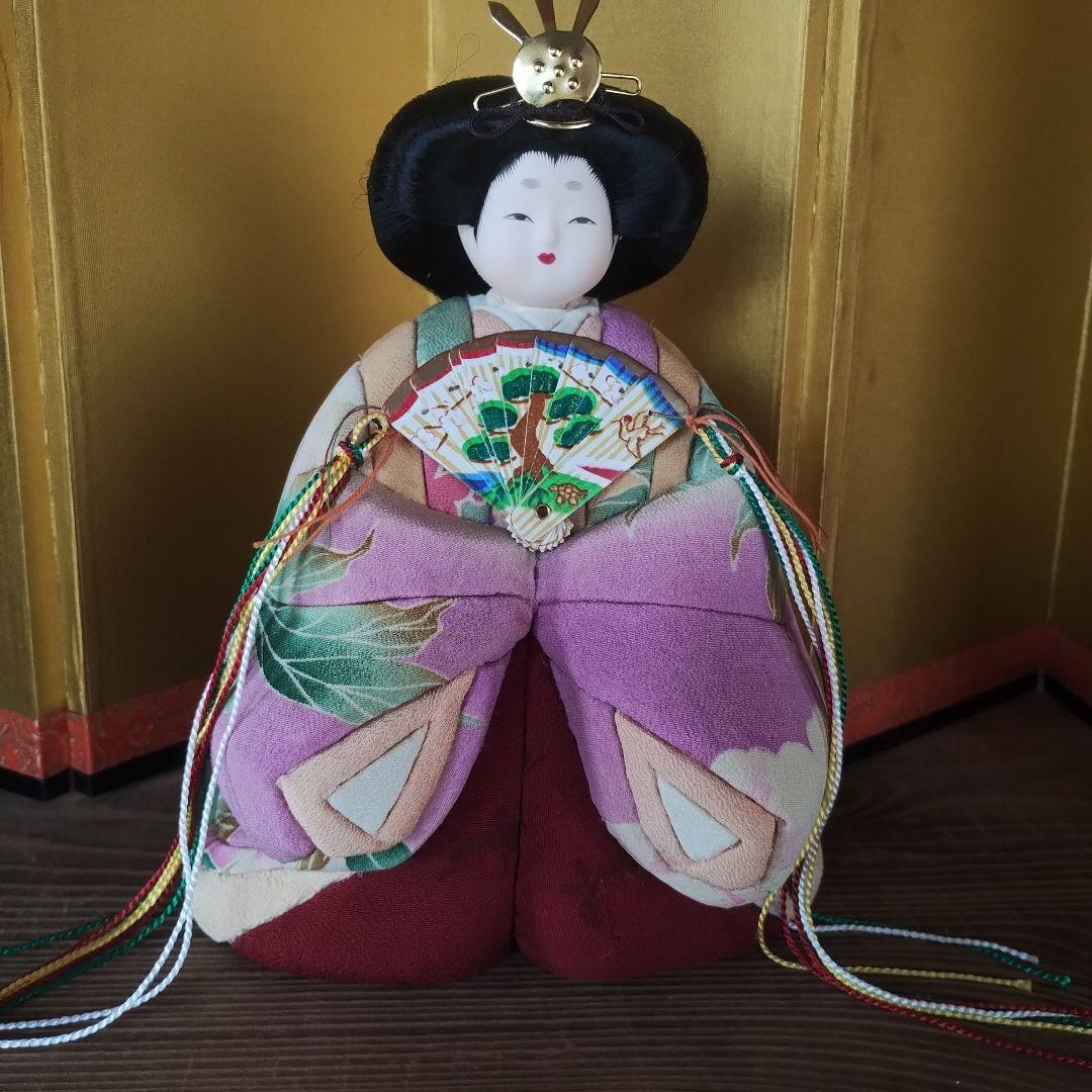 古布のおひなさま