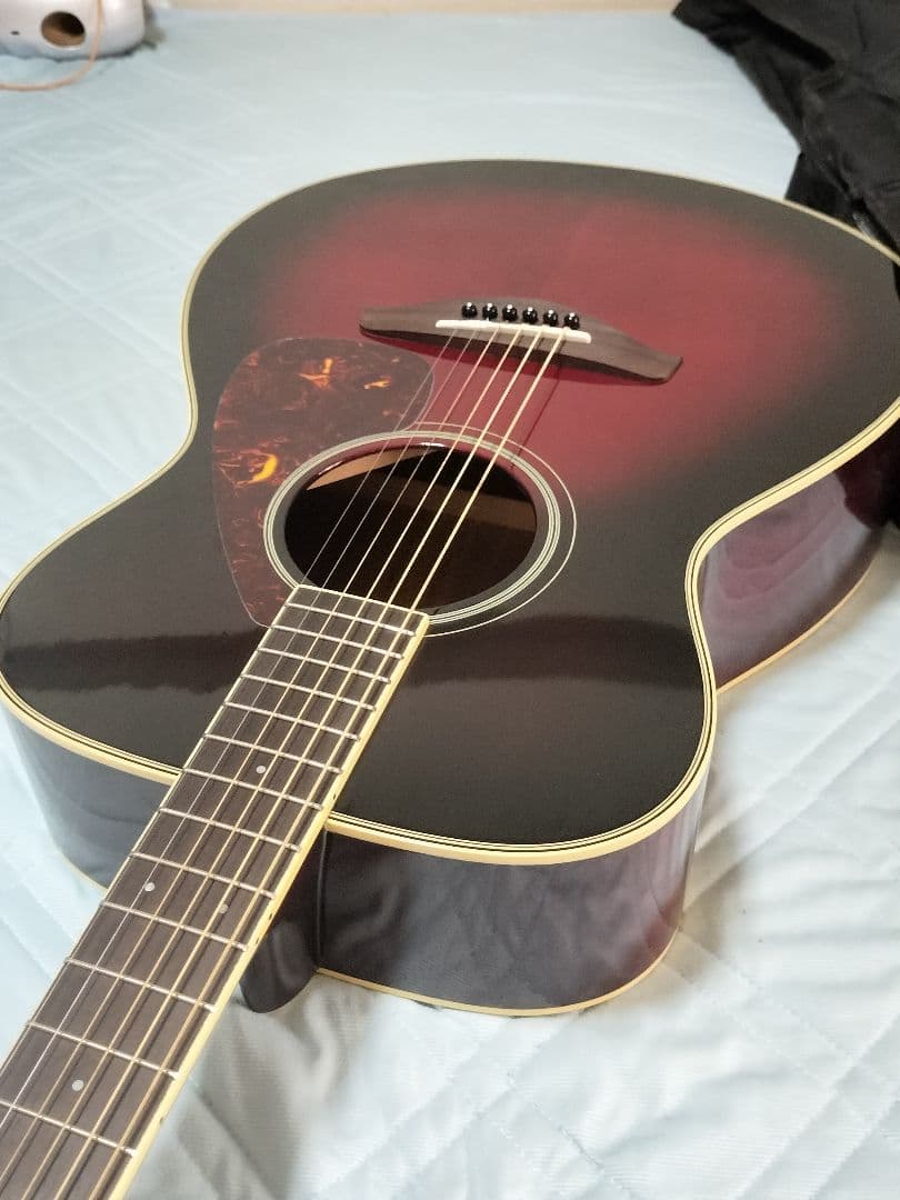 YAMAHA FS-720S TOP単板 ギター 小ぶり ヤマハ ケース付