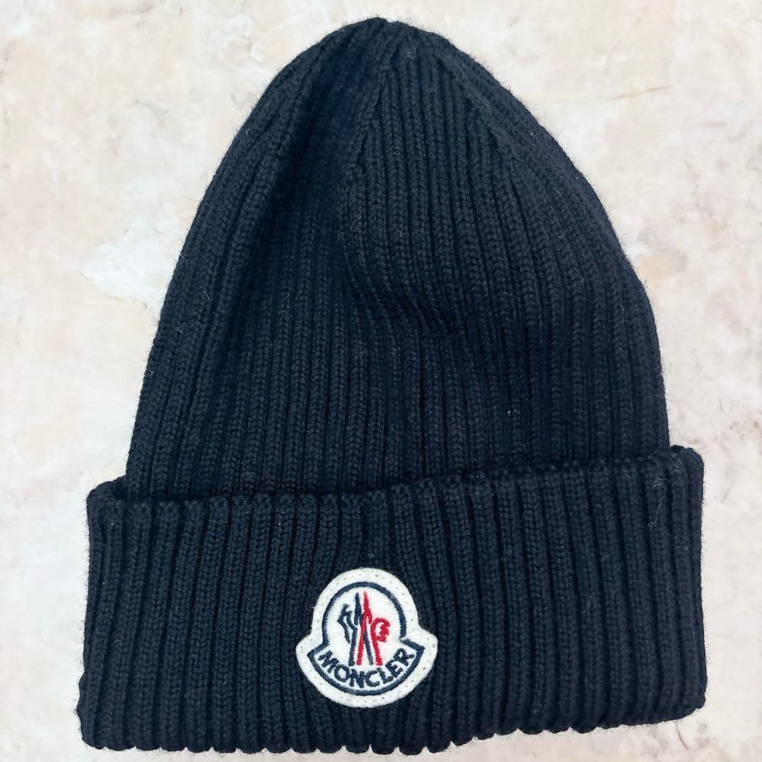 モンクレール　ニット　ビーニー　帽