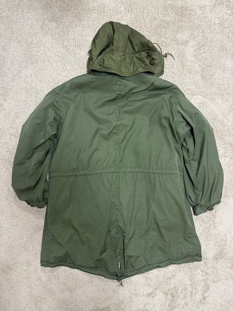 【米軍実物】M-65フィッシュテール　M-51フード付き　XL　70s