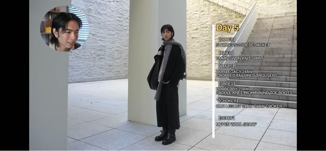 MFPEN herreekvipering WOOL SCARF 深水光太