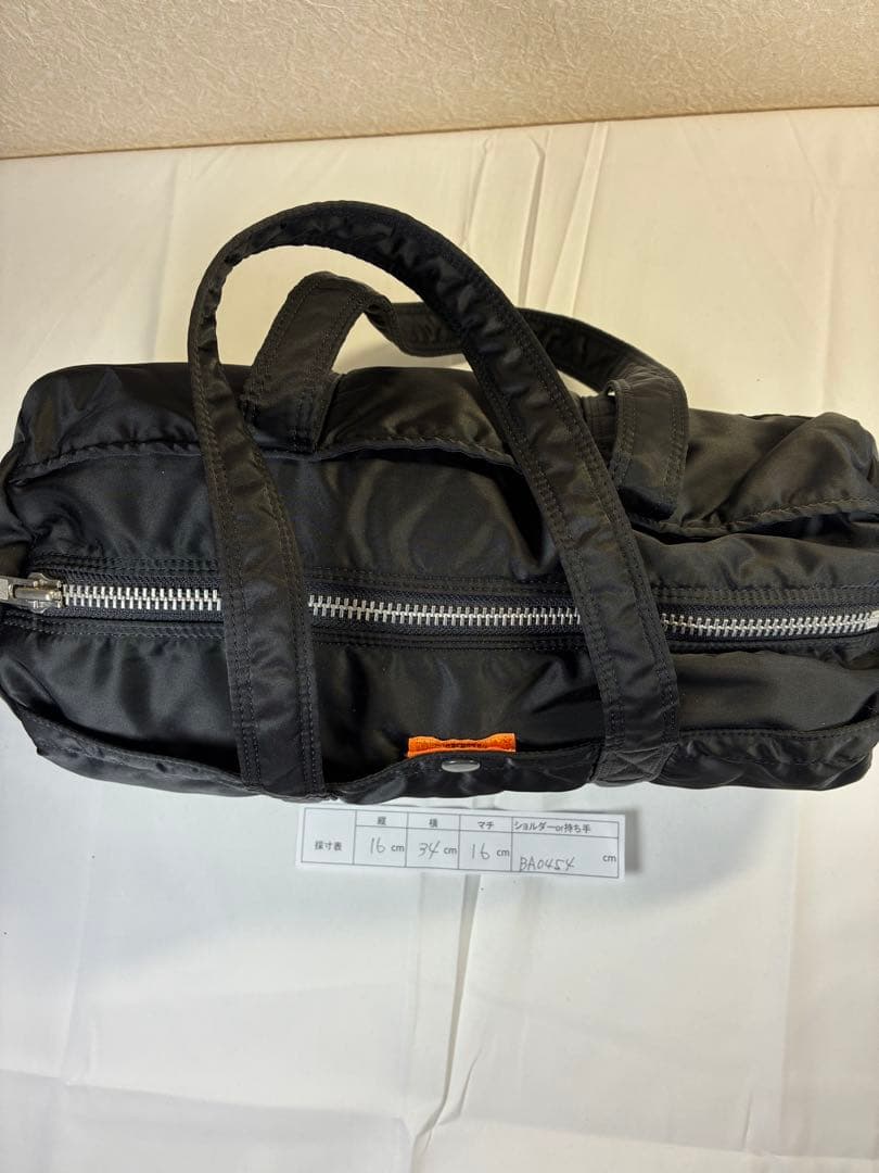 [未使用級] PORTER タンカー ドラムバッグ ミニボストン L