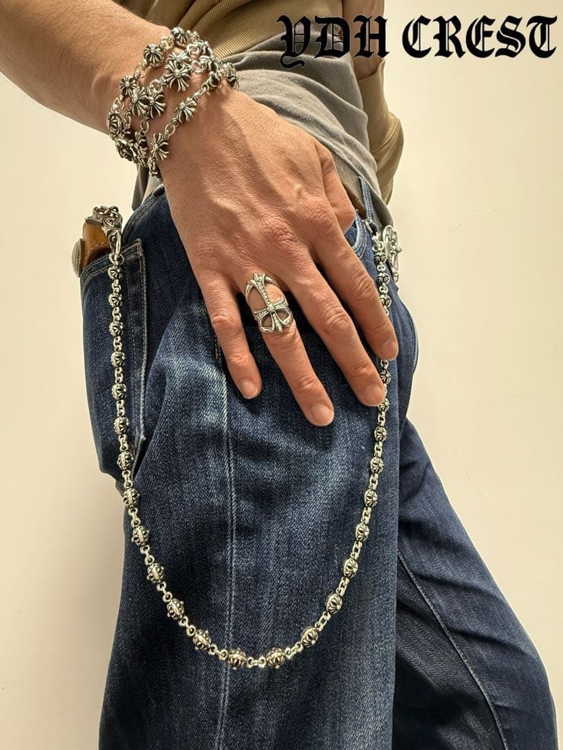 ★FUKACHAN　ウォレットチェーン　新型2ウォレットチェーン　刻印有り