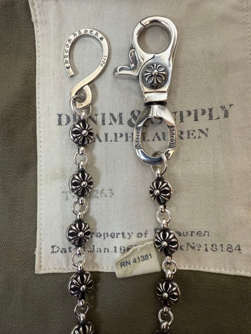 ★FUKACHAN　ウォレットチェーン　新型2ウォレットチェーン　刻印有り