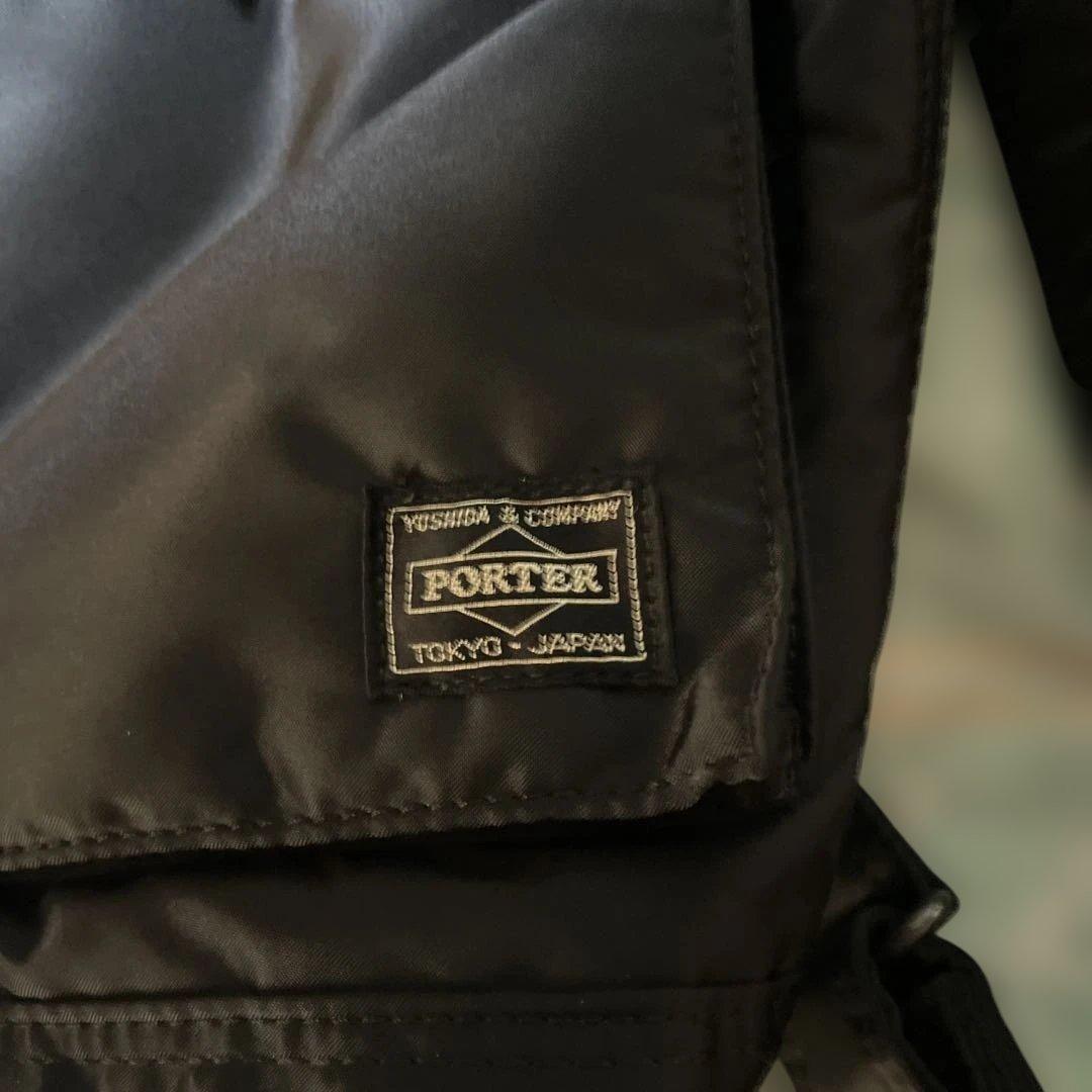 PORTER ブラック ナイロン バックパック