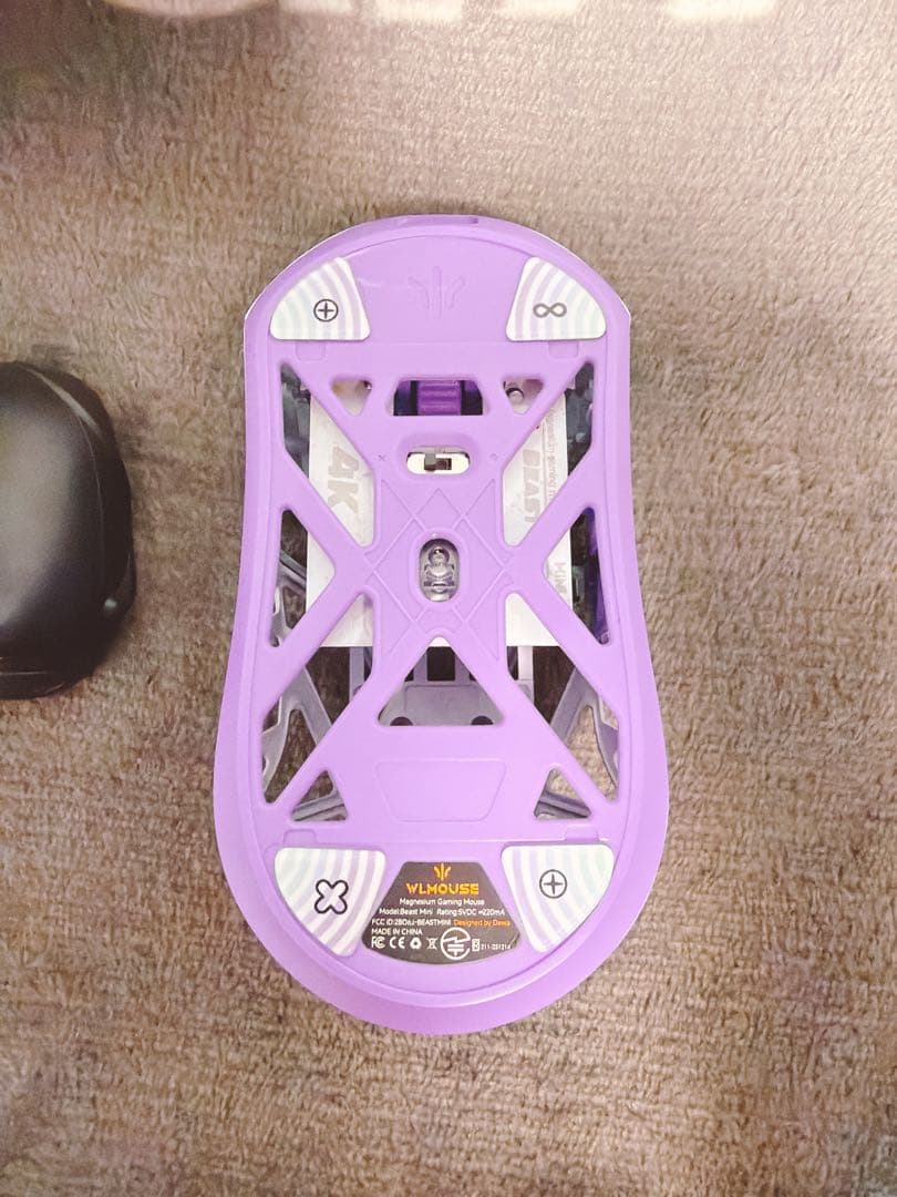 マウス・トラックボール WLMOUSE BEAST X mini Violet