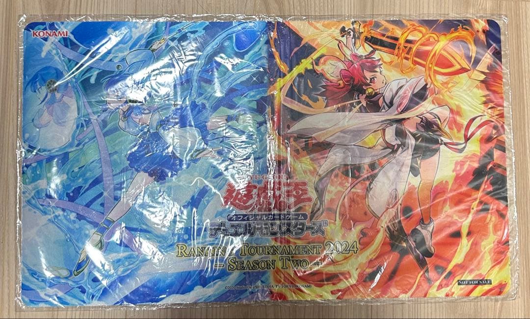 即日発送　遊戯王　御巫の水舞踏 御巫の火叢舞 プレイマット