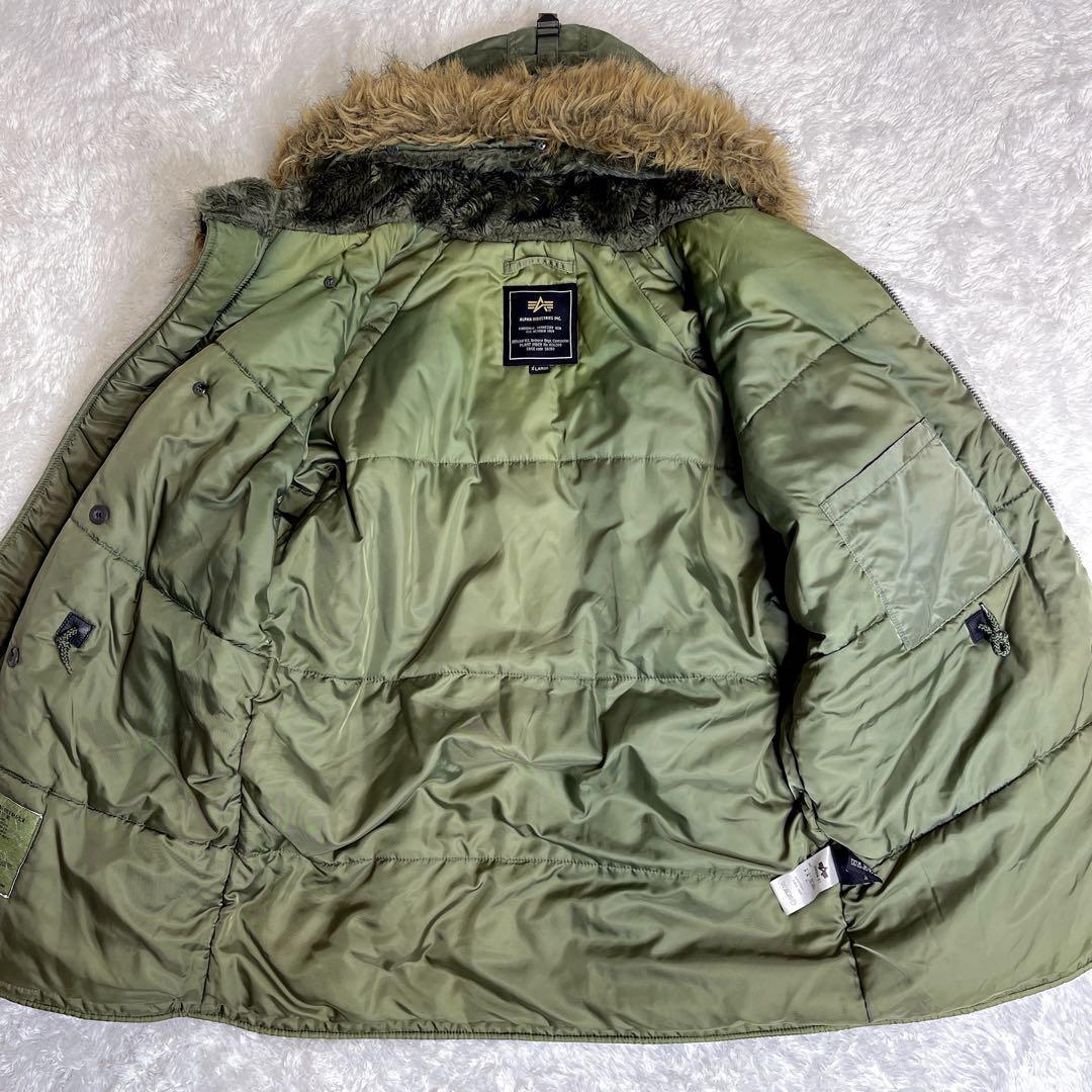 ALPHA INDUSTRIES N-3B フライトジャケット XL カーキ