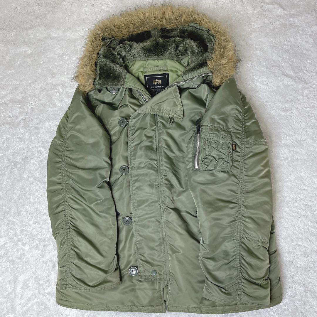 ALPHA INDUSTRIES N-3B フライトジャケット XL カーキ