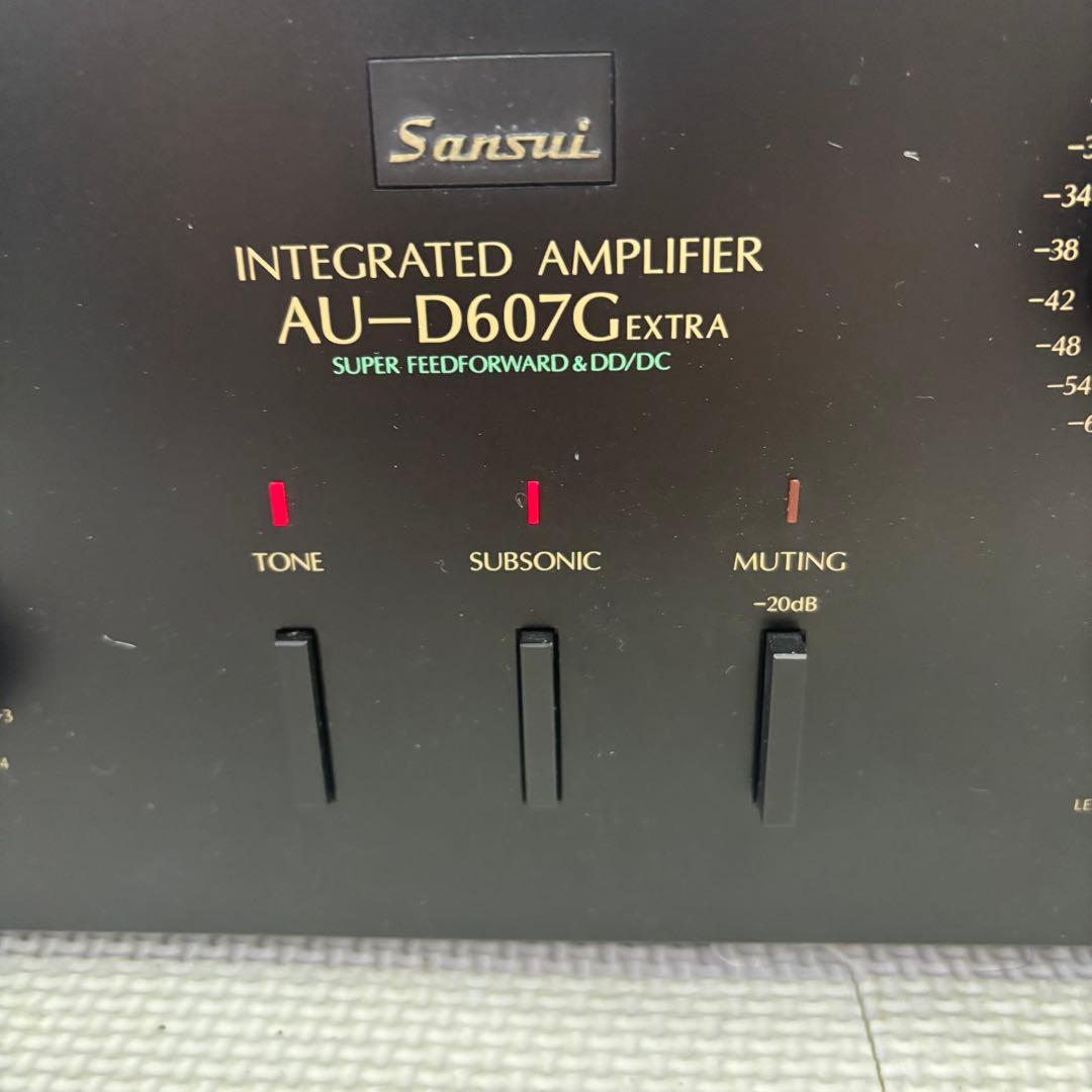 サンスイ　AU-D607G EXTRA プリメインアンプ　通電のみ