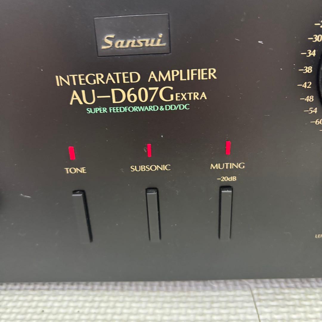 サンスイ　AU-D607G EXTRA プリメインアンプ　通電のみ