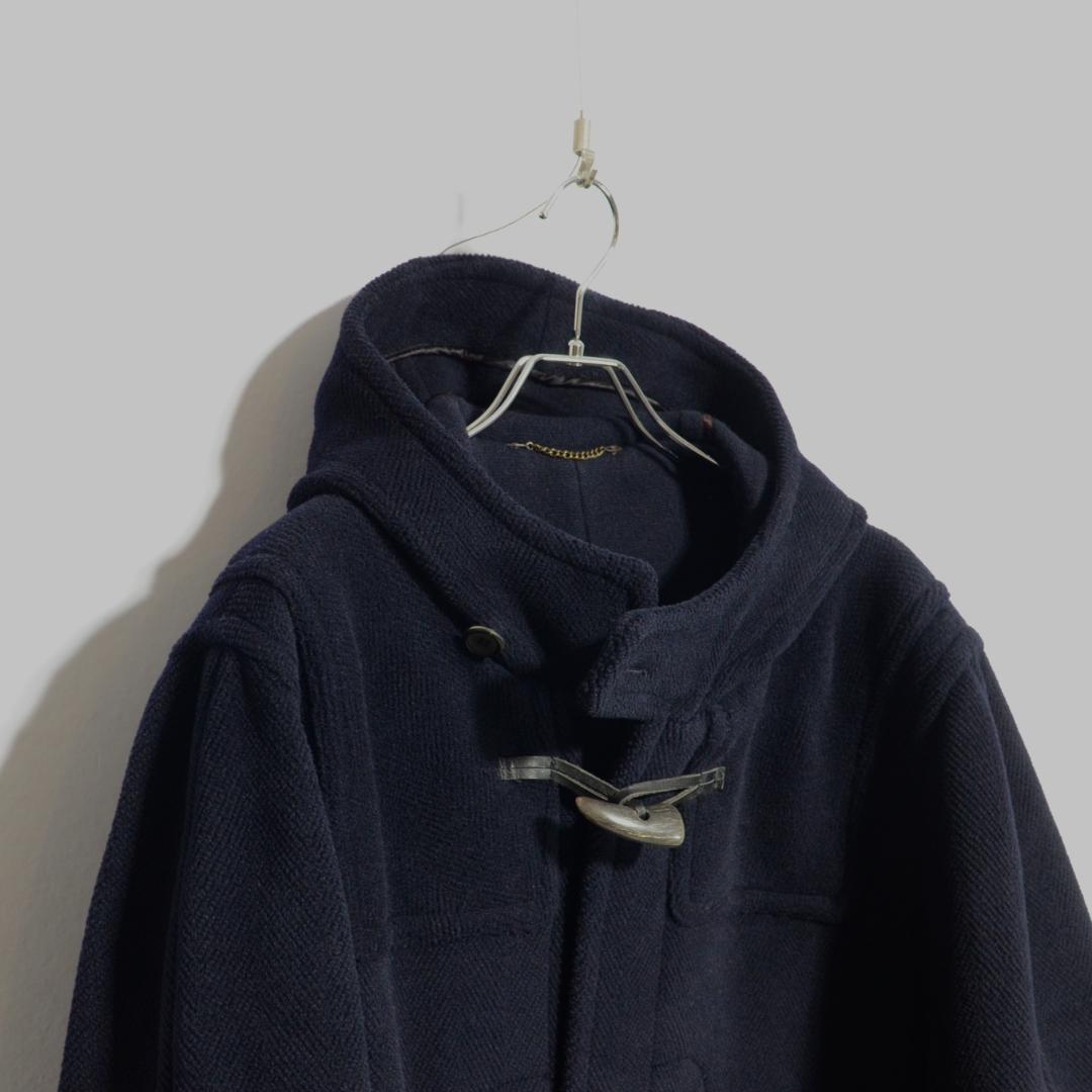 超極上品 ムーアブルックカットパイル ダッフル Fトラディショナル 紺 38