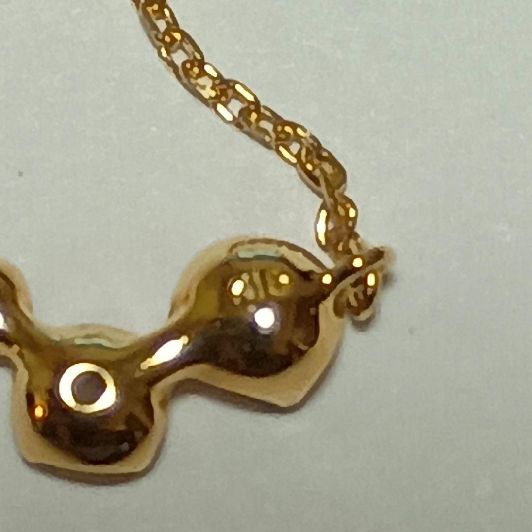 k18 YG ダイヤモンドネックレス