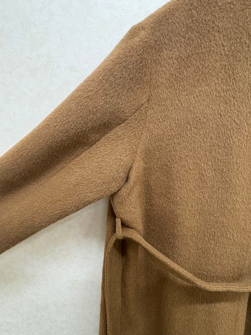 美品　IENA イエナ チェスターコート キャメル　38 　アルパカ　ベルト付き