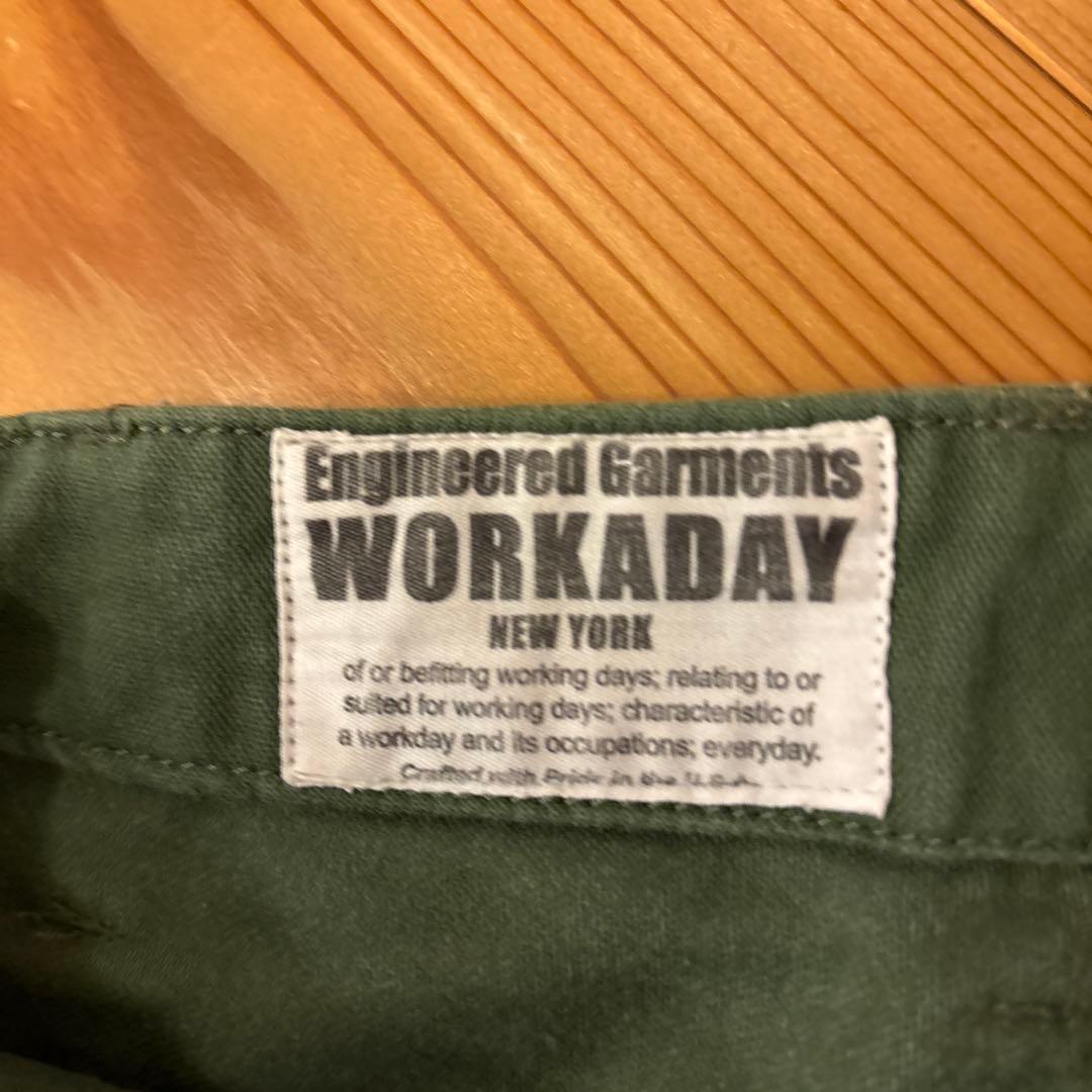 WORKADAY カーゴパンツ オリーブグリーン