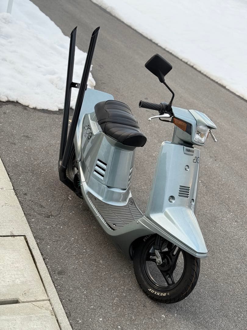 ジョグ27v ペリカンジョグ　竹槍マフラー