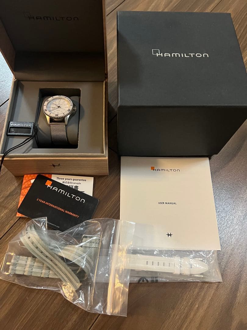 美品　HAMILTON H822210 ハミルトン　カーキネイビースキューバ