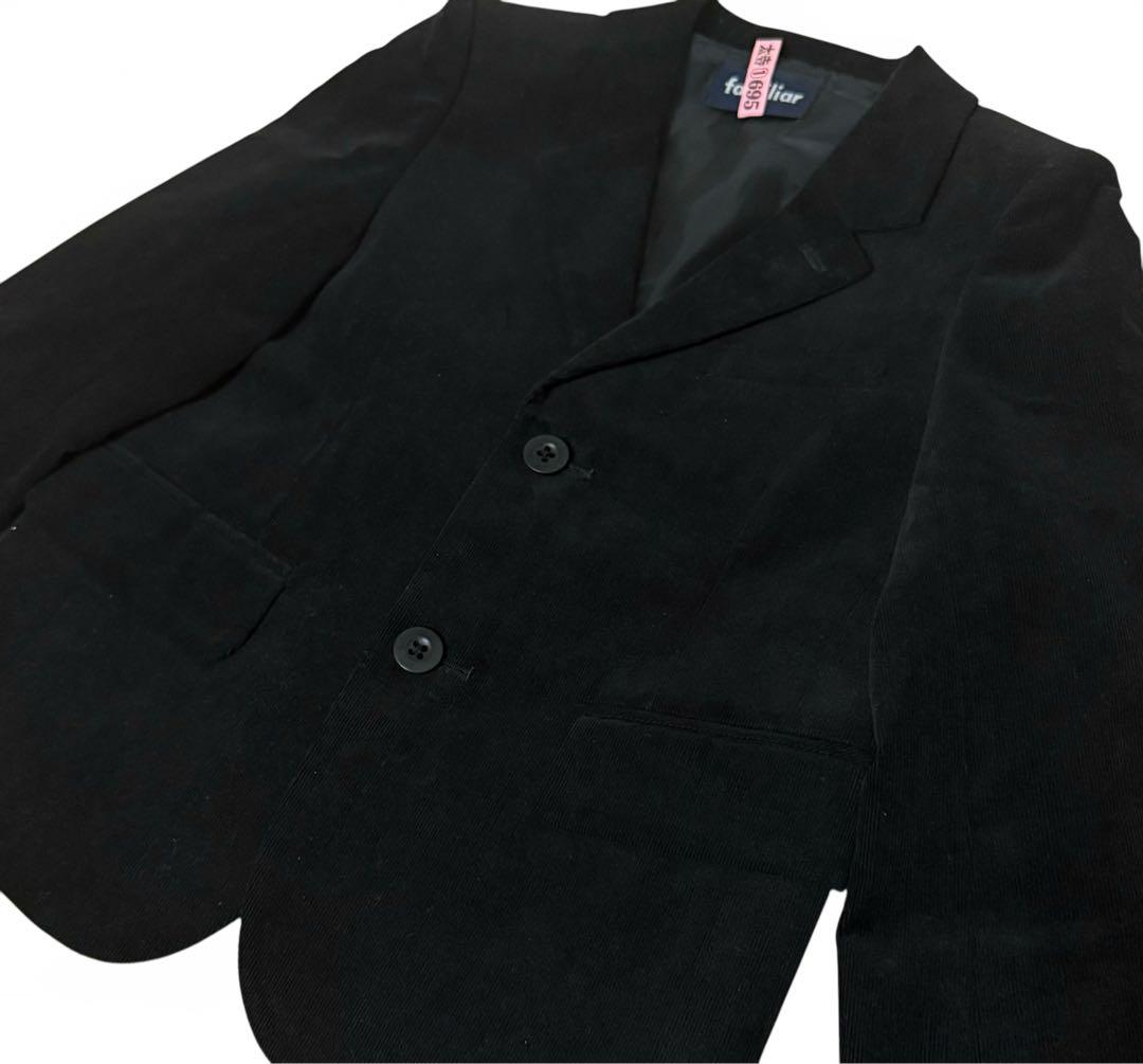 美品【familiar】フォーマルスーツ2点セット　110cm