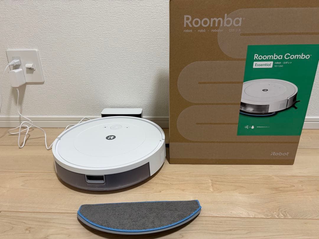 ルンバ/rumba/rumba combo/ロボット式掃除機/ホワイト