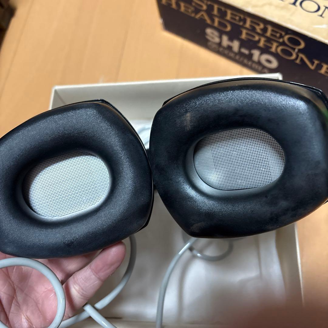 COLUMBIA コロンビア SH-10 ステレオヘッドホンホワイトアンティーク