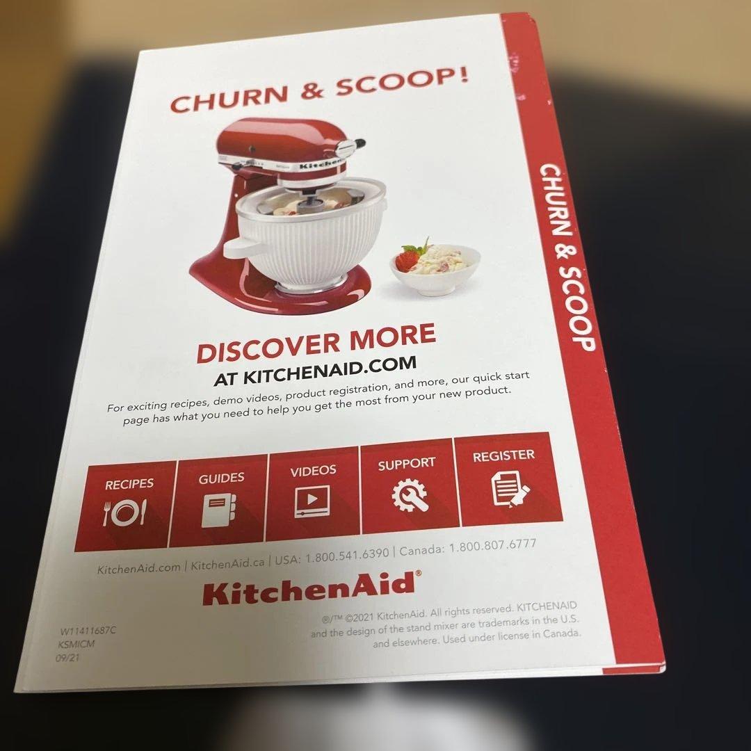 【純正品】KitchenAid アイスクリームメーカー 2クォート