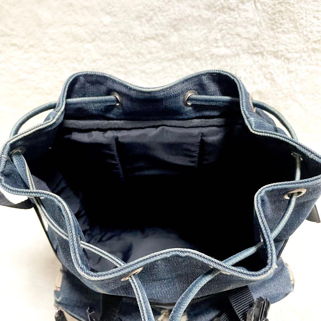 【激レア✨】バーバリー ブラックレーベル デニム リュック ノバチェック 廃盤品