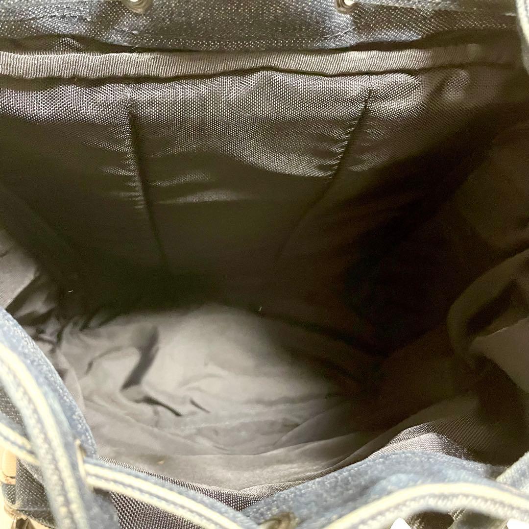 【激レア✨】バーバリー ブラックレーベル デニム リュック ノバチェック 廃盤品