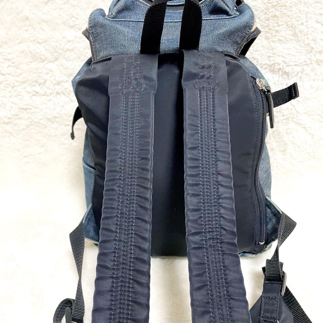 【激レア✨】バーバリー ブラックレーベル デニム リュック ノバチェック 廃盤品