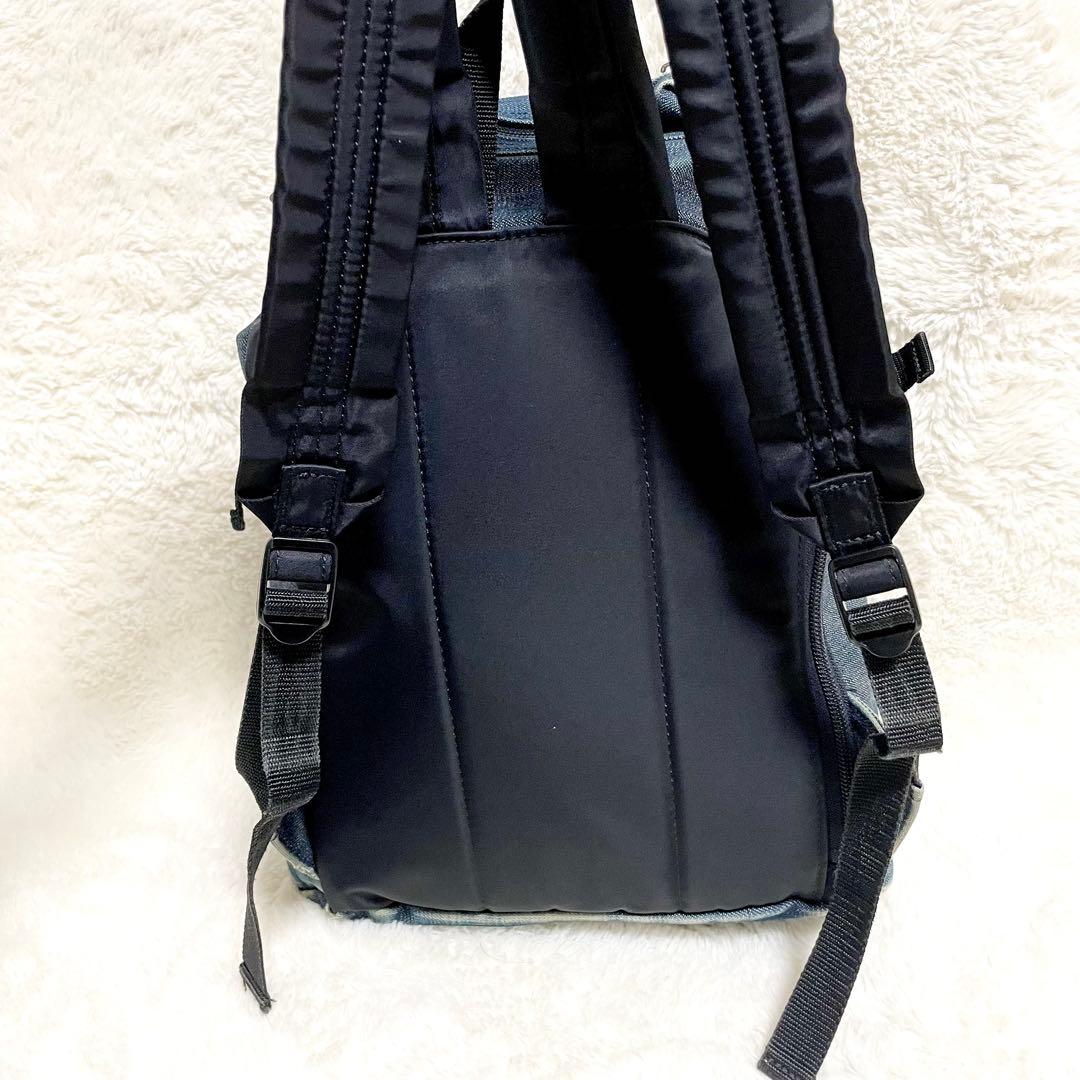 【激レア✨】バーバリー ブラックレーベル デニム リュック ノバチェック 廃盤品