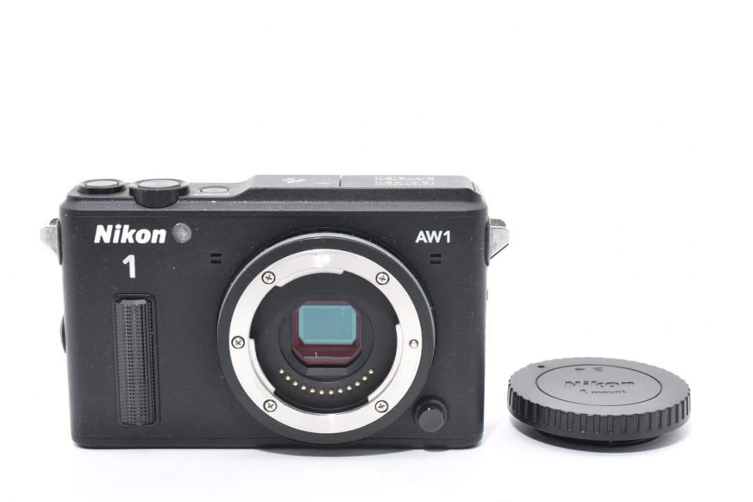 【人気の防水耐衝撃カメラ】ニコン NIKON1 AW1 ブラック 現状品 カメラ
