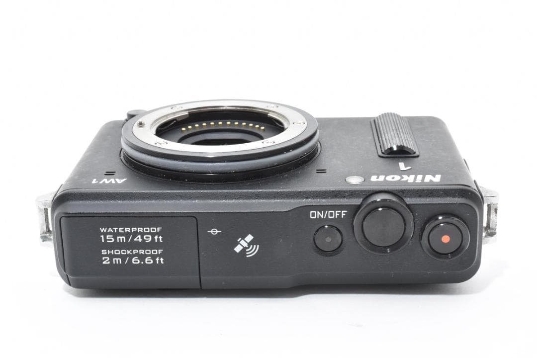 【人気の防水耐衝撃カメラ】ニコン NIKON1 AW1 ブラック 現状品 カメラ