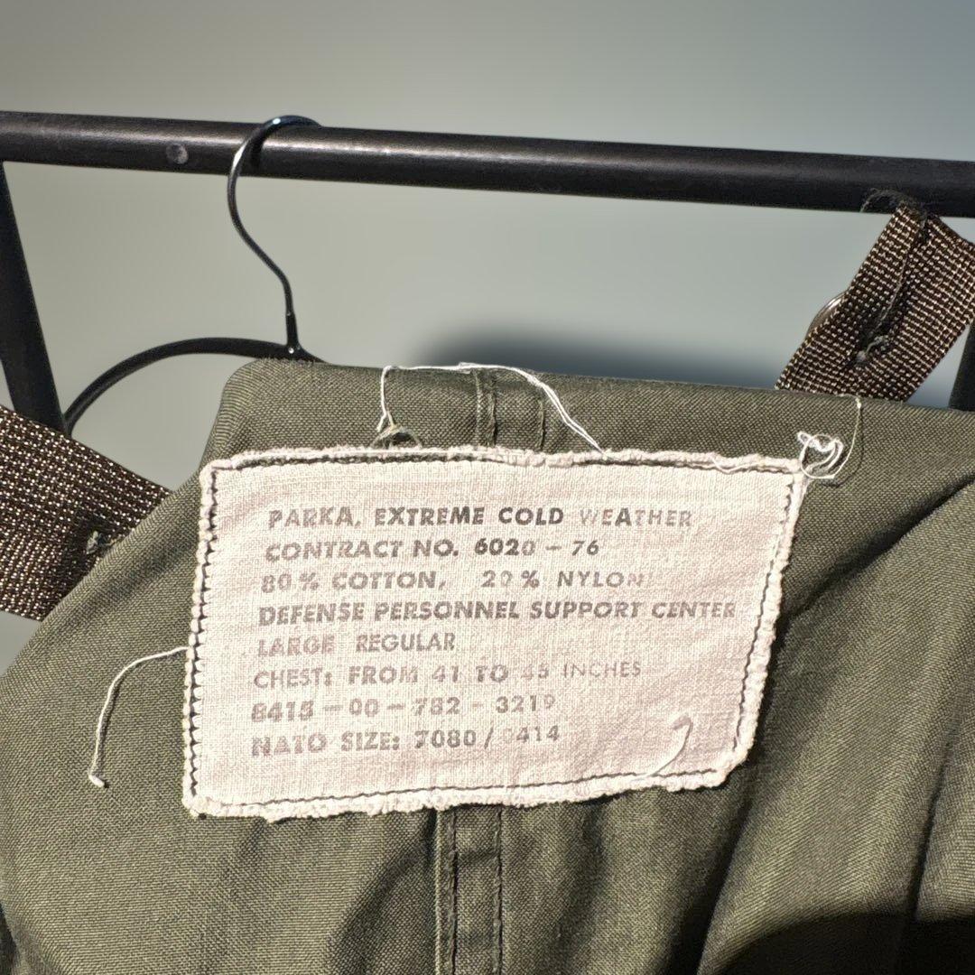 70s ライナー付/US ARMY M-65 FISHTAIL PARKA