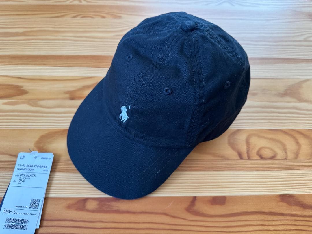 E*G様 POLO RALPH LAUREN BEAMS キャップ 黒 2025