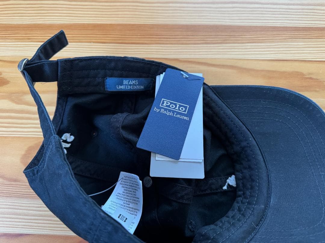E*G様 POLO RALPH LAUREN BEAMS キャップ 黒 2025