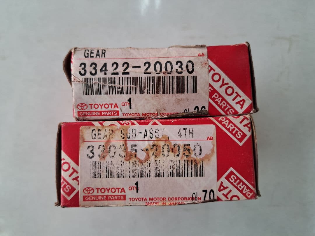 純正ST185(GT-4)ほぼ新品4速 ミッションギアセット SW20流用可