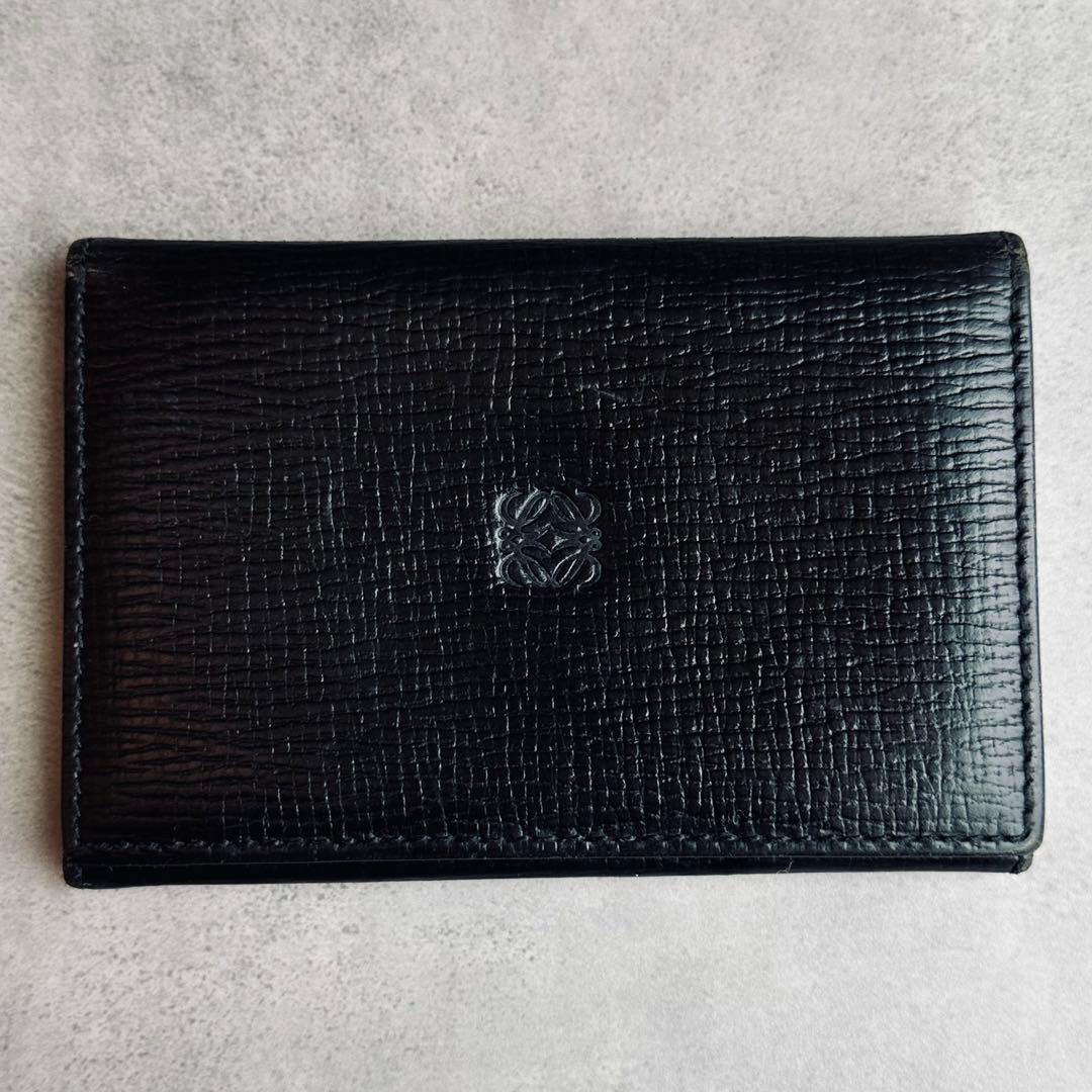 LOEWE アナグラム レザー名刺入れ　カードケース