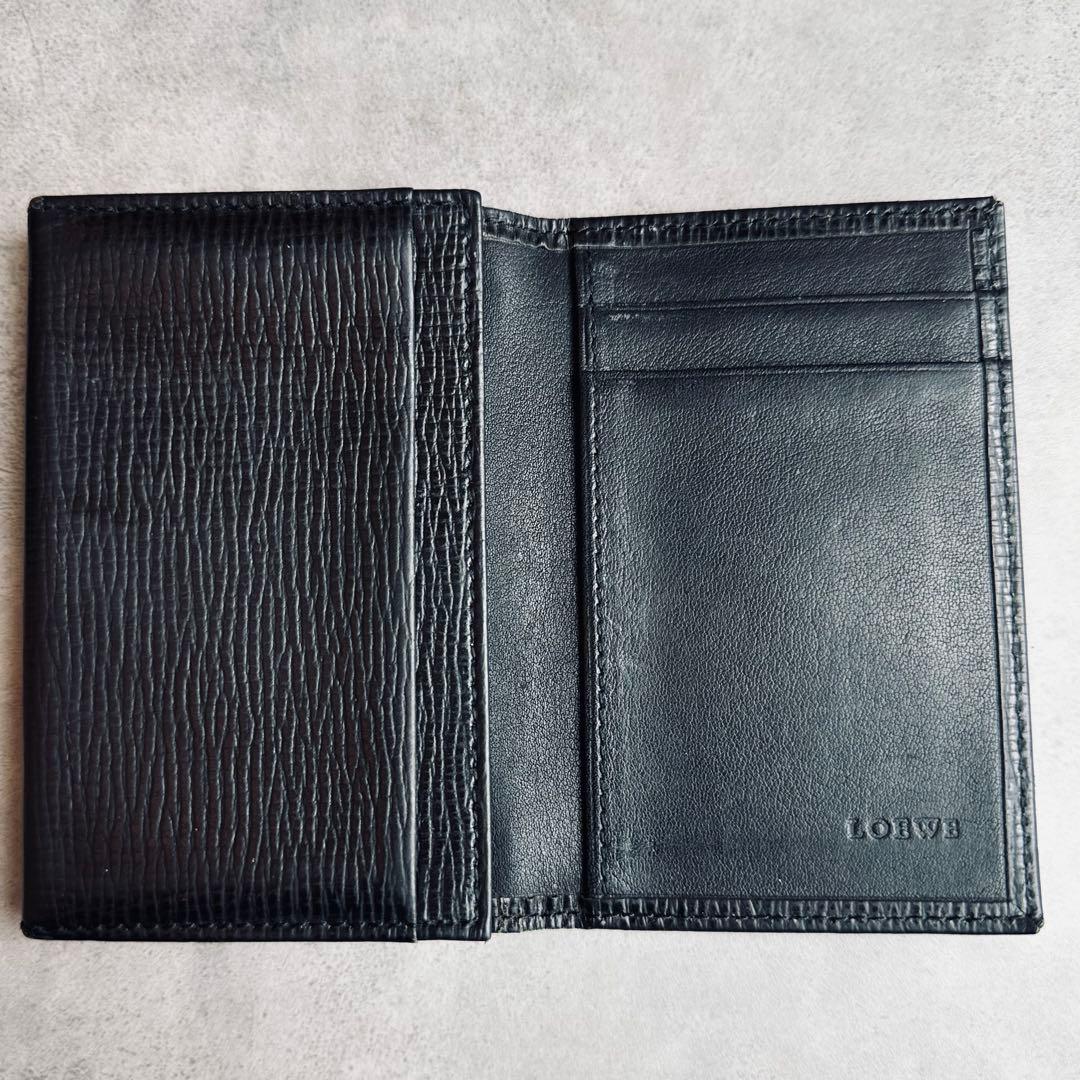 LOEWE アナグラム レザー名刺入れ　カードケース
