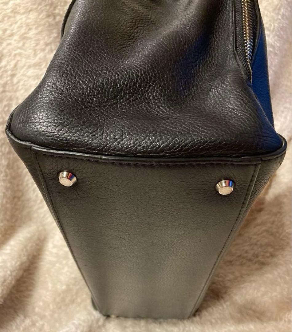 超美品✨ アニエスベー ビジネスバッグ オールレザー ブラック 南京錠 底鋲