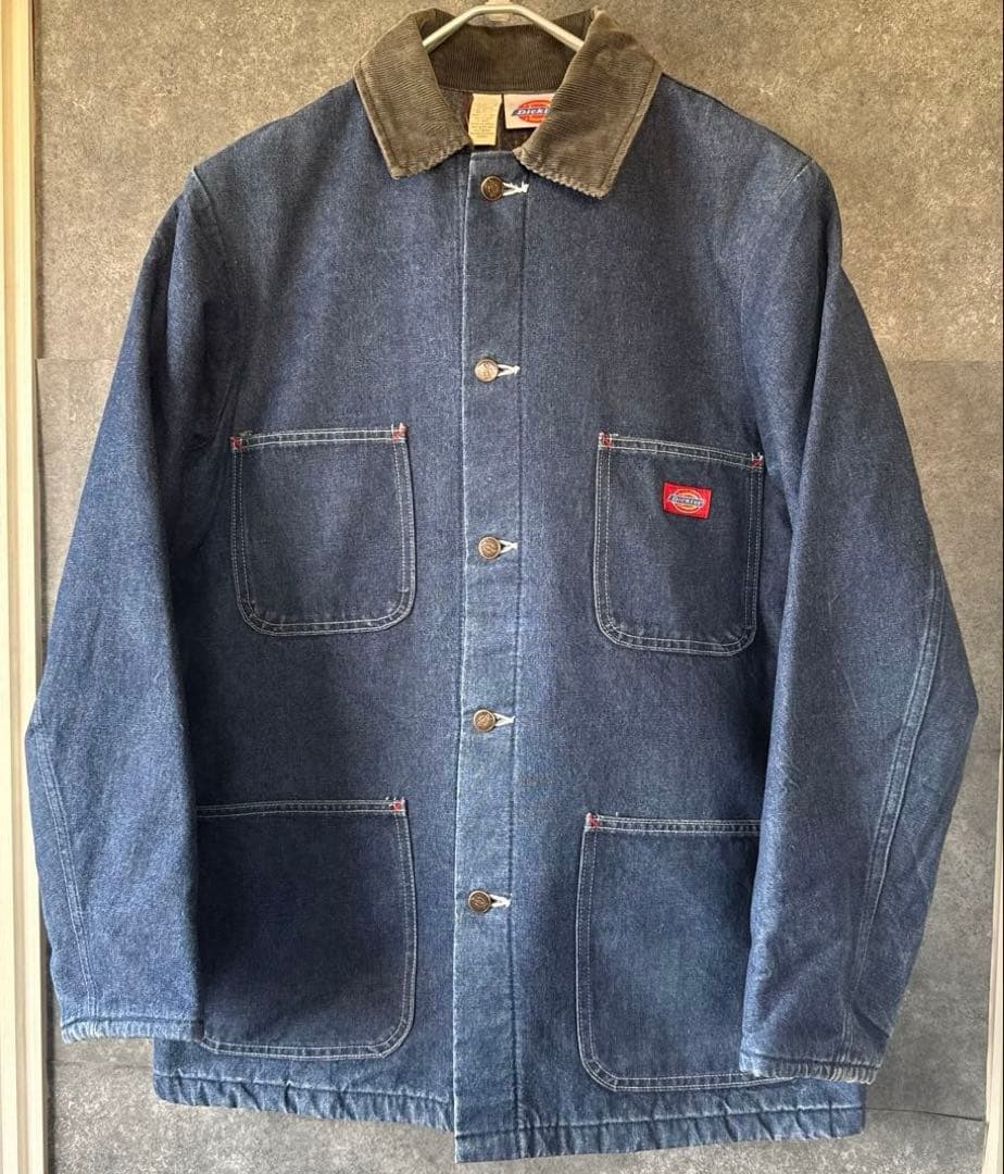 DICKIES ディッキーズ　デニムカバーオール 裏ブランケット　サイズ　38