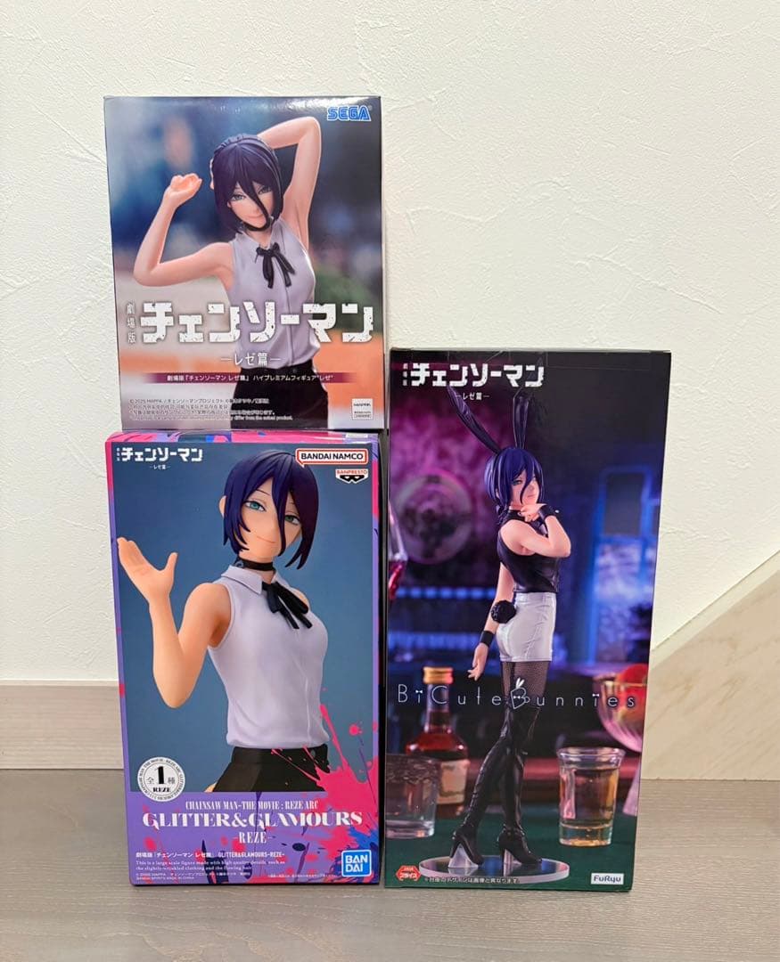 劇場版チェンソーマンレゼ編 レゼ フィギュア3種セット