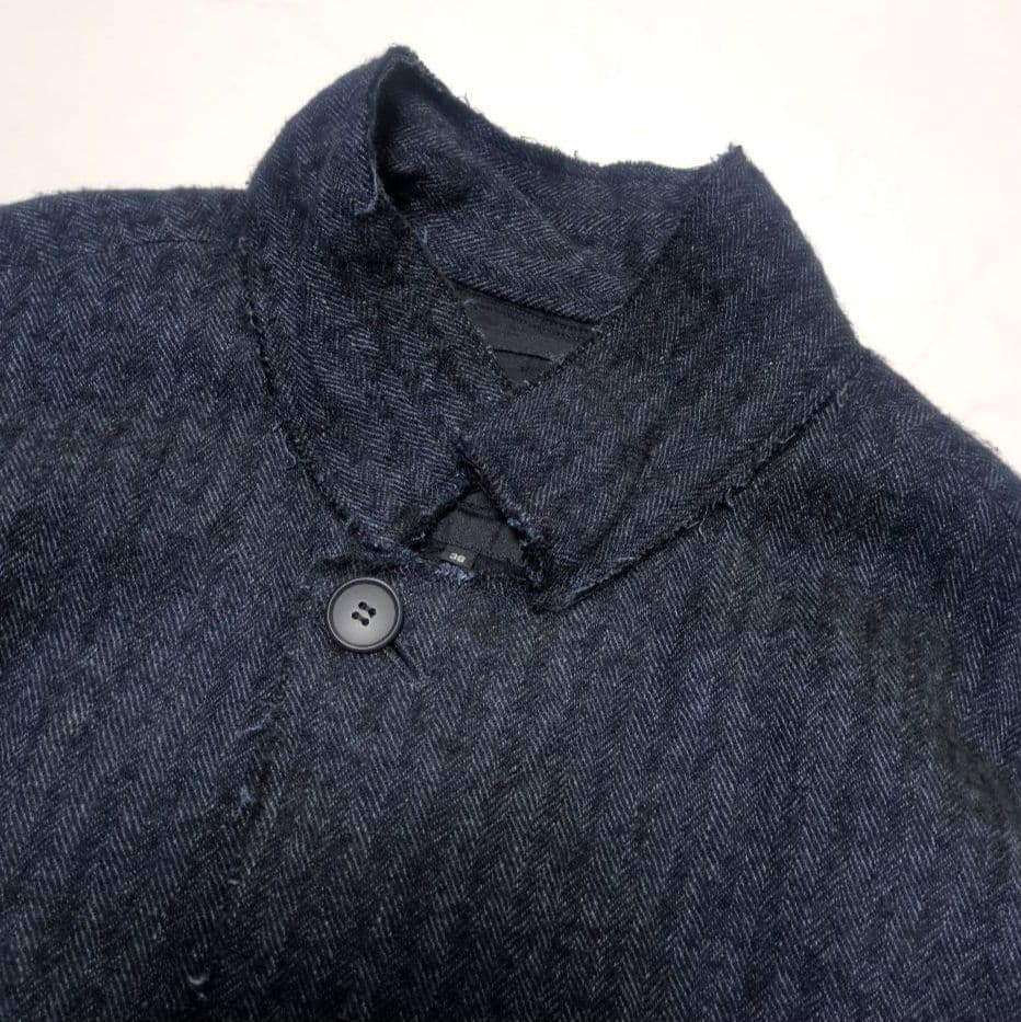 pas de calais✨️リネン ウール ヘリンボンジャケッ ト ゆったり❁