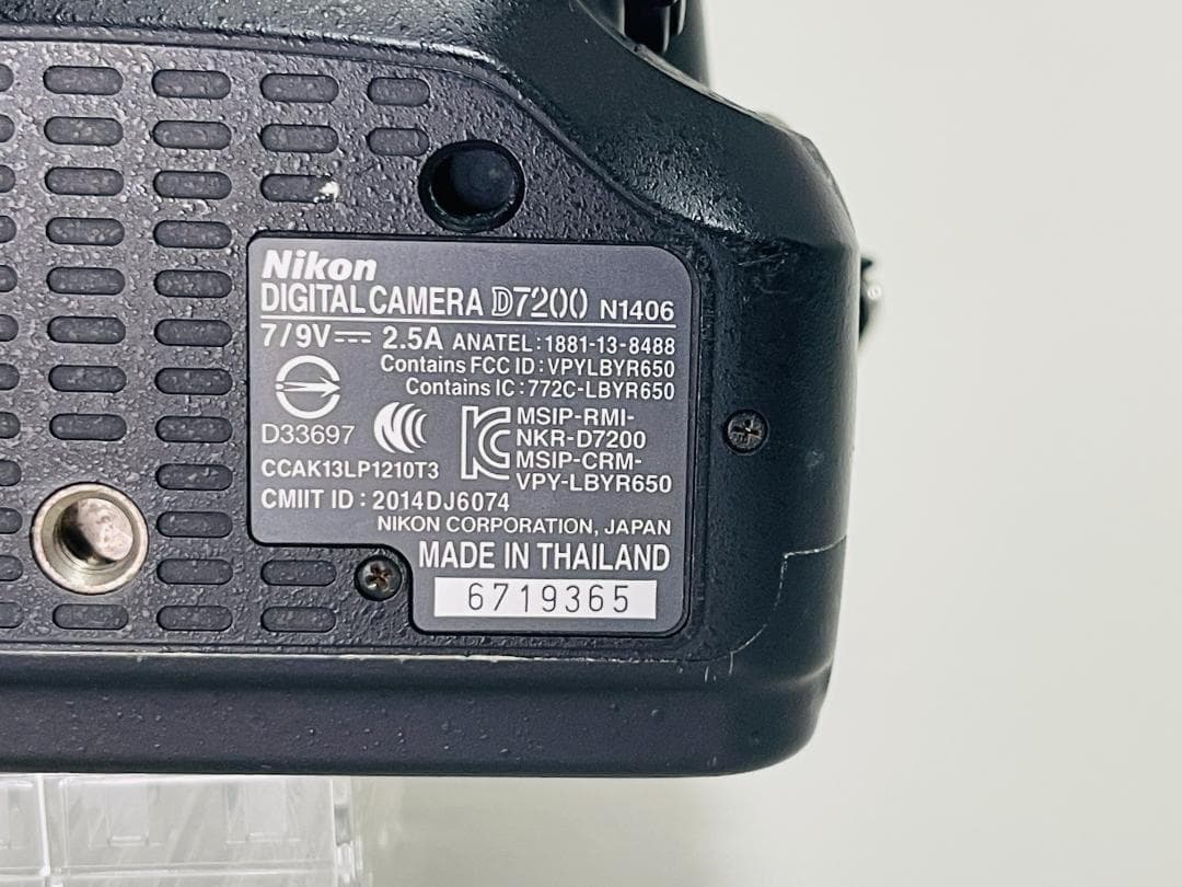 ニコン NIKON D7200 デジタル一眼レフ カメラ 中古 現状品