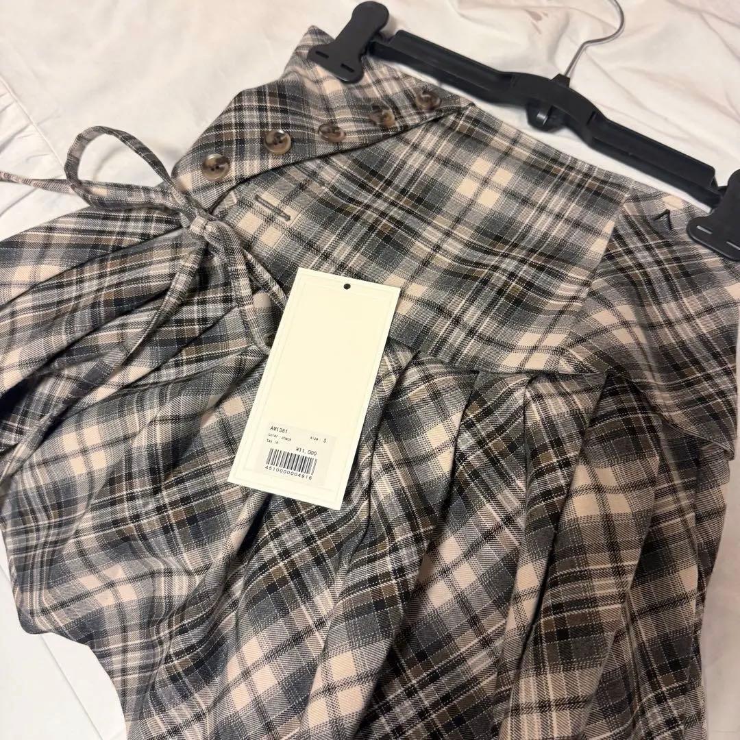 【即完売】andmary jade highwaist mini skirt s