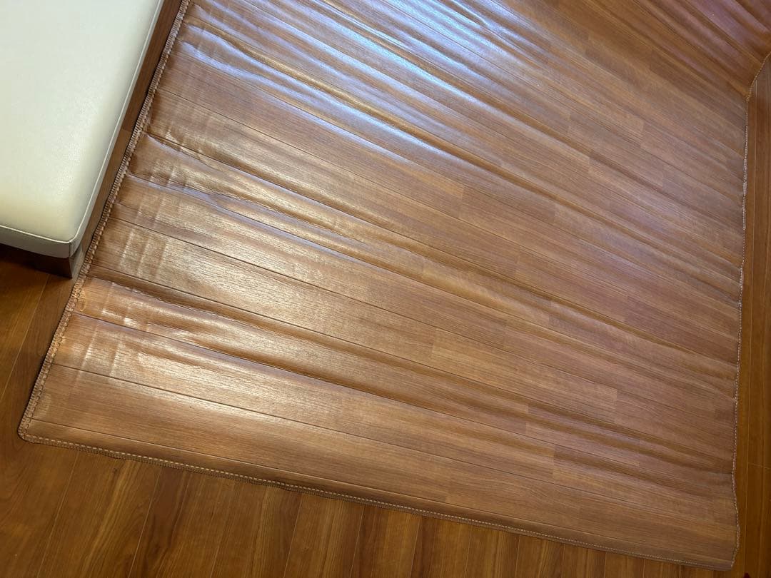 ホットカーペット かんたん床暖 フローリング 電気カーペット3畳 畳みジワあり