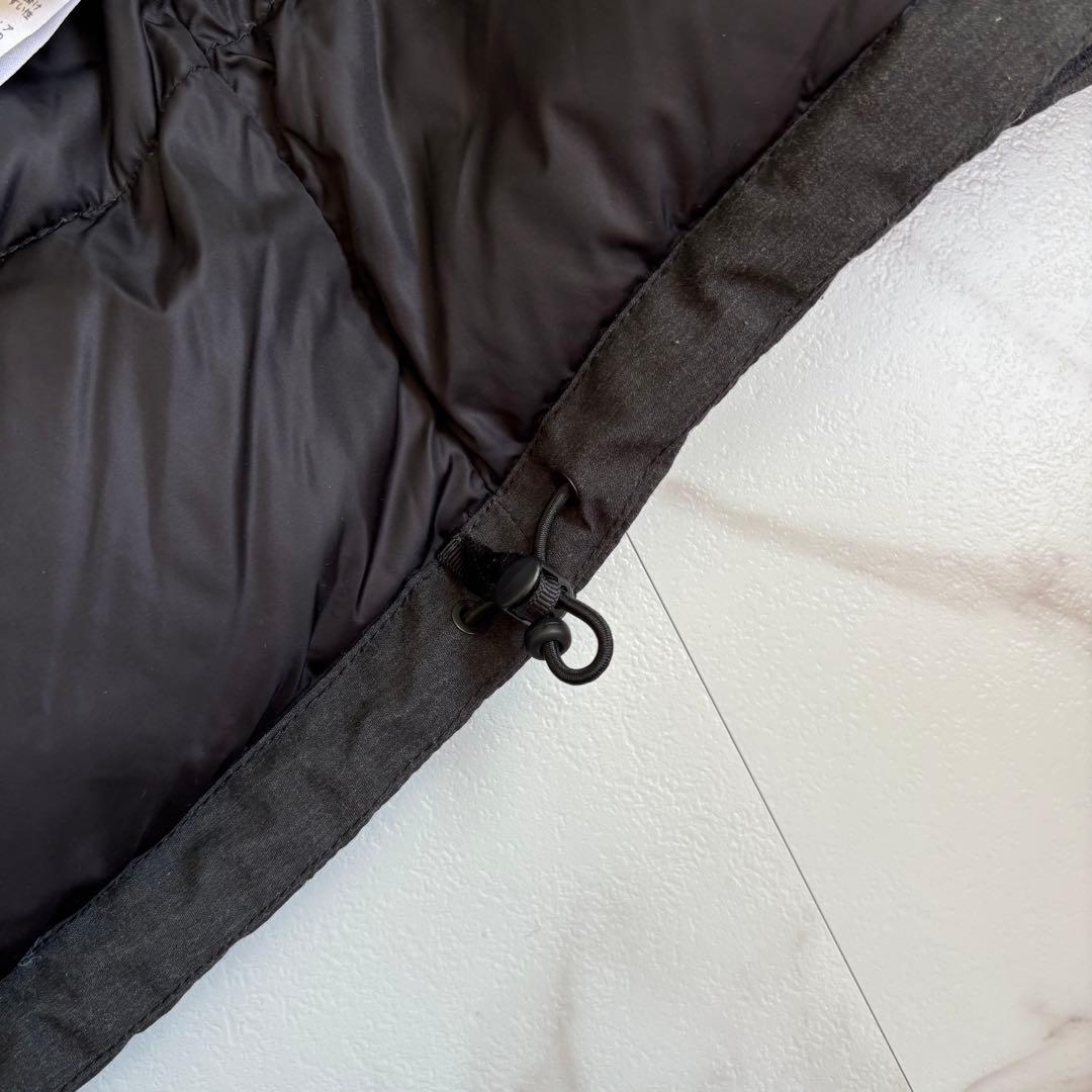 人気◆NANGA×ROCOCO 焚火 ダウンジャケット スタンドカラー グレー