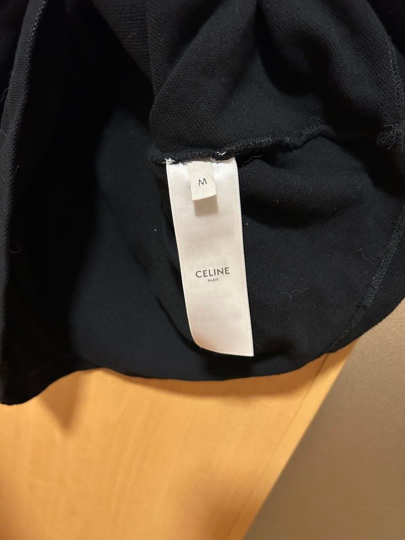 CELINE 23SS トリオンフ クロップド ポロシャツ コットンピケ