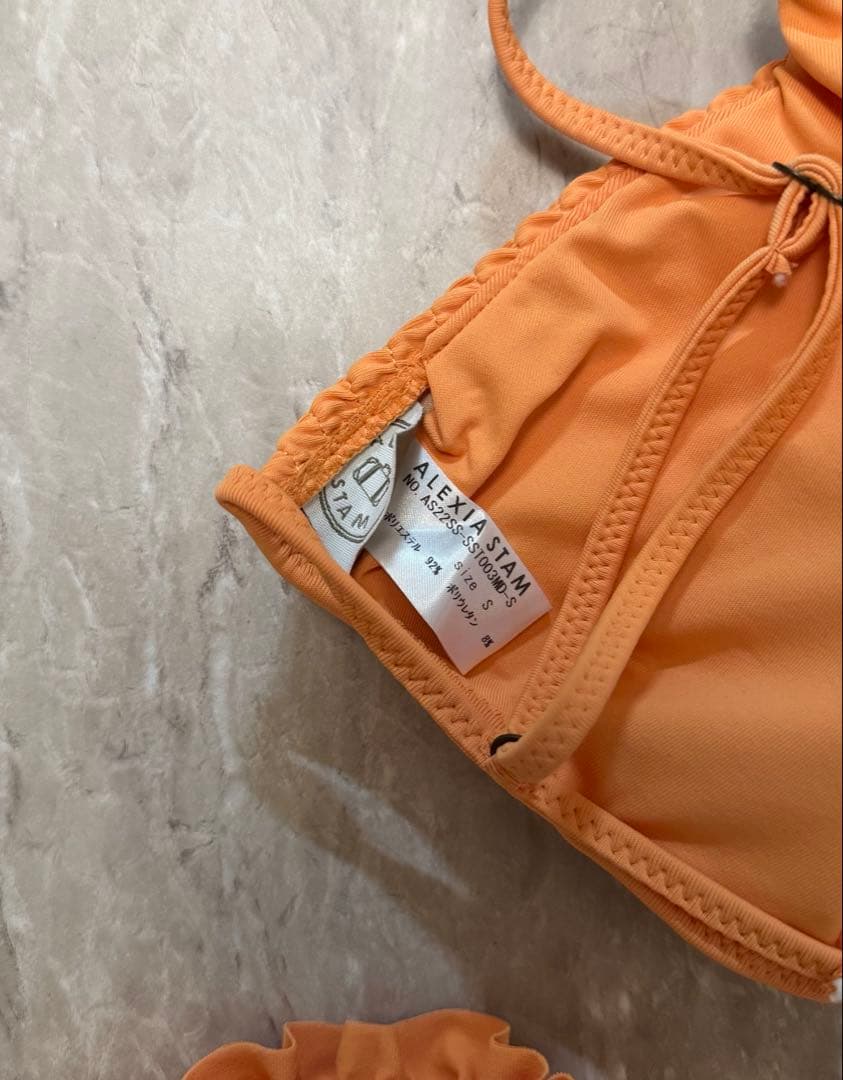 ALEXIA STAM ビキニ ボトム トップス セット オレンジ
