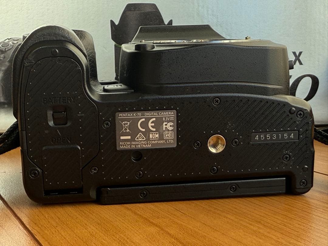 K-70レンズキット＋55-300mmF4.5-6.3ED PLM WR RE